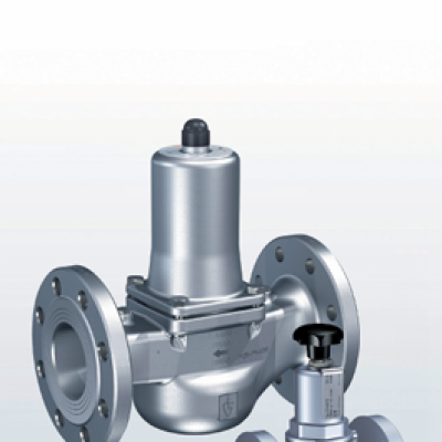 Series 431 Overflow and pressure control valves made of stainless steel, straightway form with flange ­connections