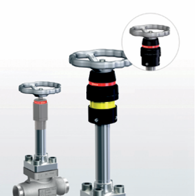 Series 2140 Shut-off valve made of stainless steel, straight-through type